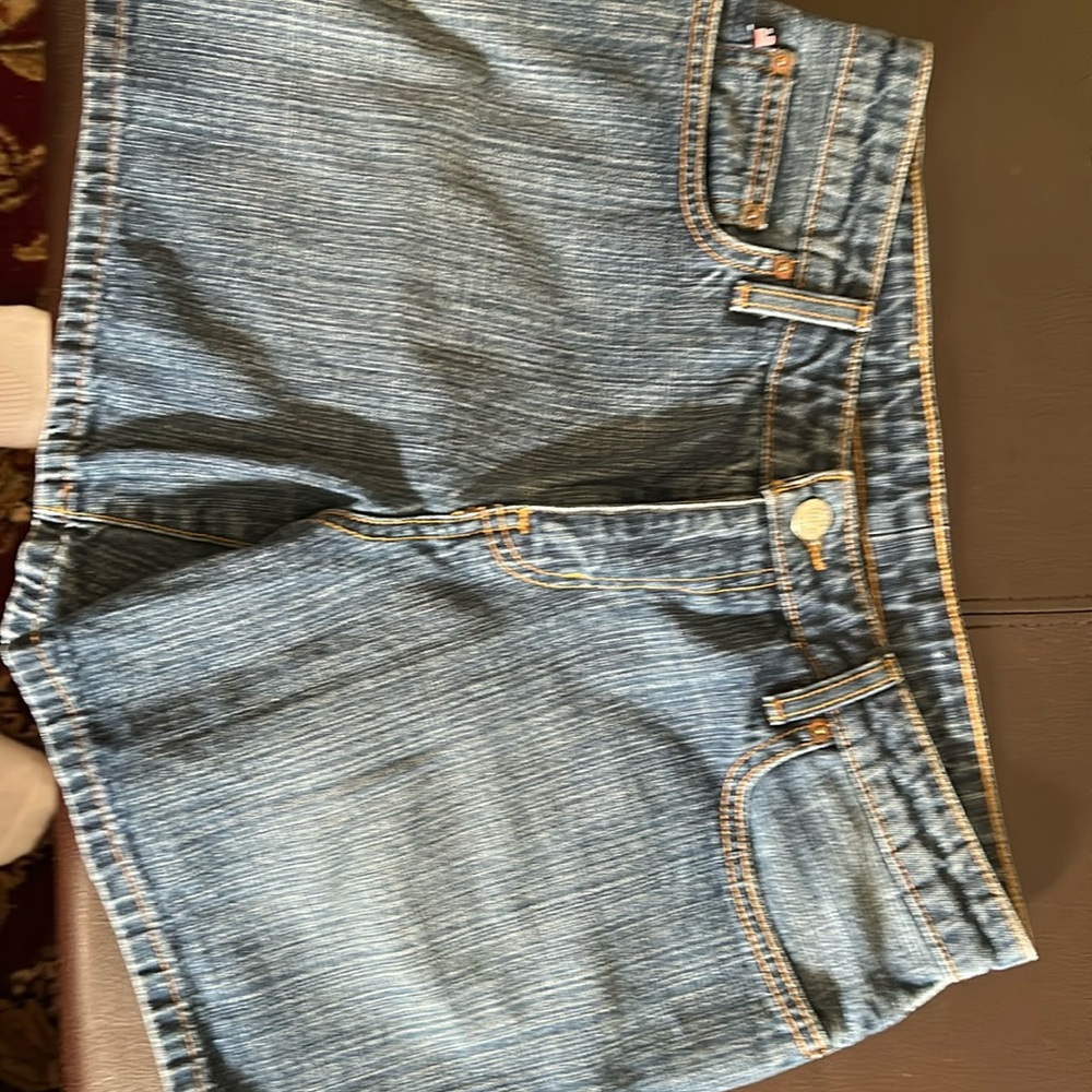 Vintage Ralph Lauren 5" Saturday Short Dark Denim Size 6 RL 100% Cotton